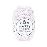 DMC HAPPY COTTON ハッピーコットン 並太 #766 ピンク系 約20g巻 約43m 5玉1袋 DMC392J