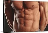 Chris Trotmanプレミアムシックラップキャンバス壁アート印刷題名の詳細Man 's Torso 24" x 16" 1939785_24_24x16_none