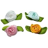 ReFaXi DIY混合バラの葉リボン100個〔並行輸入品〕