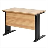 R・Fヤマカワ スチール脚デスク 天板カラー：ナチュラルK W1000×D600×H700mm RFSLD-1060NA-L ナチュラルK×ブラック