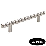 30 pack 128mm(5inch) Hole Centers Stainless Steel Kitchen Cabinet Door Handles and Pulls Cabinet Kno