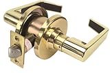 Legend 809258 Grade 2 Commercial Duty Passage Hall and Closet Leverset Lockset, US3 Polished Brass F
