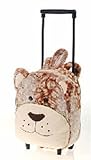 Brown Bear Trolley Backpack 11" by Fiesta [並行輸入品]