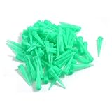 SODIAL(R)プラスチック/ステンレススチール工業調剤針先、18ゲージ、0.84ミリメートル開口サイズ、グリーン（100パック）