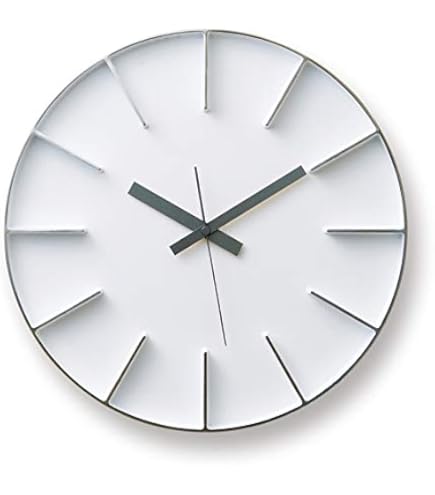 レムノス　エッジクロック Lサイズ Amazon.co.jp: レムノス 掛け時計 アナログ エッジクロック