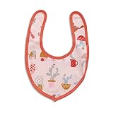 baby ampersand 鳥とサボテン柄スタイ　ピンク　90cm