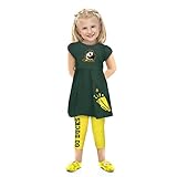 レギンス チュニック セット 幼児用 女の子用 グリーン