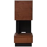 日本製(大川家具) ウォールナット突板ロータイプテレビボードシリーズ 扉左勝手キャビネット fk0090 代引不可