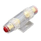 カーアンプ用DealMuxインラインAGUヒューズホルダゴールドメッキ