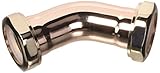 Jaclo 2487-pcu 1 1 / 4 " 45 °スリップエルボ、ポリッシュ銅