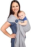 Maya Wrap Lightly Padded Ring Sling - Slate - Large by Maya Wrap