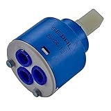 Sedal 40 mmセラミックディスクカートリッジe-40 AZ SD、カートリッジセラミックディスクバルブ交換用シングルハンドル蛇口