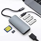 STARFOCUS(スターフォーカス) 7in1 USB Type-C ハブ ドッキングステーション 【6ヶ月保証付き】 軽量 コンパクト HDMI 4K PD急速充電 SDカードリーダー PC/iPad Pro/Android/Nintendo Switch 等 対応 テレワーク リモート 在宅勤務