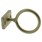設定4真鍮ゴールドメタル壁リングフック| 2 "ブラケットホルダー器具