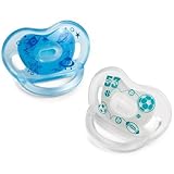 Born Free Bliss Orthodontic Pacifiers BPA FREE (0-6 Months, Blue) by BornFree [並行輸入品]