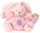 Kaloo Pink Lilirose Chubby Rabbit with Bear - Large by Kaloo