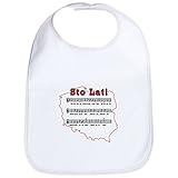 CafePress - Sto Lat! Song Polish Map - Bib by CafePress