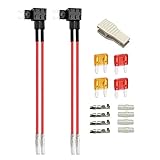Kiligen 120個 12V-24V 小型ヒューズ 車ブレードヒューズ5A 7.5A 10A 15A 20A 25A 30A 35A 40Aヒューズ脱着工具付き-自動車用