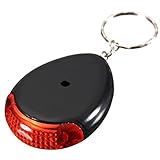 Wireless Whistle Voice Control Keychain Sound Light Anti-Lost (Usa)