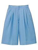 UNIWEAR(ユニウェア) キュロット KSL6008 ブルー 3L ( 15号 ) （ 日本製生地使用 ）