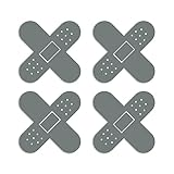 ForzaGroup 絆創膏 カッティング ステッカー シール ばんそうこう 傷隠し バンドエイド 車 防水 4個セット (3037-01)