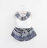 ベアリーダーガールズファッション服セット2017ブランドの女の子の服子供服セットノースリーブホワイトTシャツ+ショート2個のスーツ
