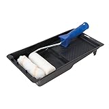 Silverline 100mm Mini Roller & Tray Painting Paint Decorating Diy Set Kit Tools