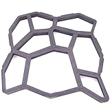 【福美康】 ガーデニング レンガ 歩道 成形 軽量 プラスチック 金型 西洋 庭 庭園 セメント ヨーロピアン ガーデン DIY 50x50cm