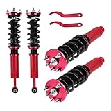 調整高さコイルオーバーキット、ホンダ対応、アコードVI 4ドアセダンCG1 CG5 CG6 1998-2002 TL 01-03 CL対応、調整高さサスペンションスプリングマウント
