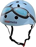 Kiddimoto - KMH 007/S - Vélo et Véhicule pour Enfant - Casque Blue Goggle - Small