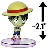 Monkey D Luffy ~2.1" Mini-Figure w/ Stand: One Piece Deformeister Petit DMP Series #2 (Japanese Impo