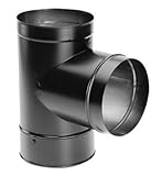 Teeブラックストーブpipe-7 "