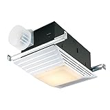 Broan Model 659 Heater/Fan/Light, 50 CFM 2.5 Sones, White Grille [並行輸入品]