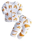 【SEBLES】 ベビー 赤ちゃん キュート デザイン コットン パジャマ 寝巻 全15種 サイズ 70cm 80cm 90cm 100cm クロスセット (Ａタイプ,73)