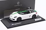 ディーラーモデル 1/43 ポルシェ ボクスター ベルクスパイダー ホワイト Boxster Bergspyder 限定2000台 ミニカー