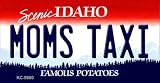 Smart Blonde KC-9880 Moms Taxi Idaho State Background Metal Novelty44; Key Chain
