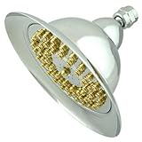Kingston Brass K306C4 Designer Trimscape Vintage 6 Bell Brass Shower Head Polished Chrome and Polish