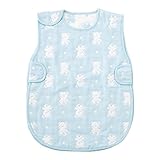 (チャックル) chuckle 6層ガーゼくまちゃんスリーパー サックス 50-90cm P9031-90-30