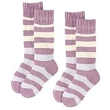 VAXPOT(バックスポット) スキーソックス キッズ ジュニア 2足組 【パイル編み 足首サポート ソフト仕上げ】 VA-1751 BD-PUR 19-22cm