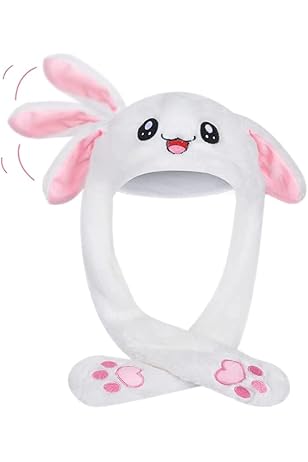 IronBuddy Rabbit Hat Ear Moving Jumping 
