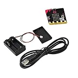 Perfk マイクロビット　基本 スターターキット　Micro: bit　制御ボード　USBケーブル　バッテリーホルダー　学習キット　