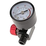 B Baosity 空気圧ゲージ　ペイントスプレーガン用　　低圧レギュレータ　エア制御バルブ
