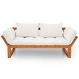 ソファ ソファーベッド 2人掛け 北欧デザイン リクライニング 天然木フレーム ストレートタイプ ハニー×キャンバス