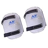 P Prettyia 膝パッド　柔らかい革　クッション　調節可能　エンジニアリング革の膝　高品質　1対　