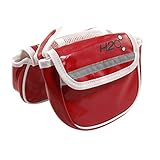 uxcell 自転車用 フレーム ナイロン ライニング レッド　パニア　バッグ