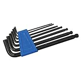 Silverline Hk12 Hex Key Ball End Metric 2.5-10mm - Set Of 7