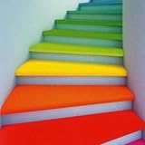 22042644 – Alors Casadeco Mur Multicolore Escaliers Papier peint peinture Murale
