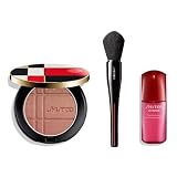 SHISEIDO エンハンサーキット | カラー＋グロウ エンハンサー 03 Gold Amber 7g + MARU FUDE マルチ フェイスブラシ + アルティミューン美容液小型（10g) | フェイス & アイカラー | パウダータイプ | 無香料 | スキンケア パウダー つや | 資生堂