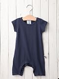 RUGGED WORKS ( ラゲッドワークス ) ベビー 日本製 ロンパース 赤ちゃん 男の子 女の子 半袖 ベビー服 70㎝ ネイビー