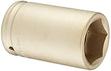 Ampco Safety Tools DWI-3/4D40MM Socket, Deep Well Impact, Non-Sparking, Non-Magnetic, Corrosion Resi